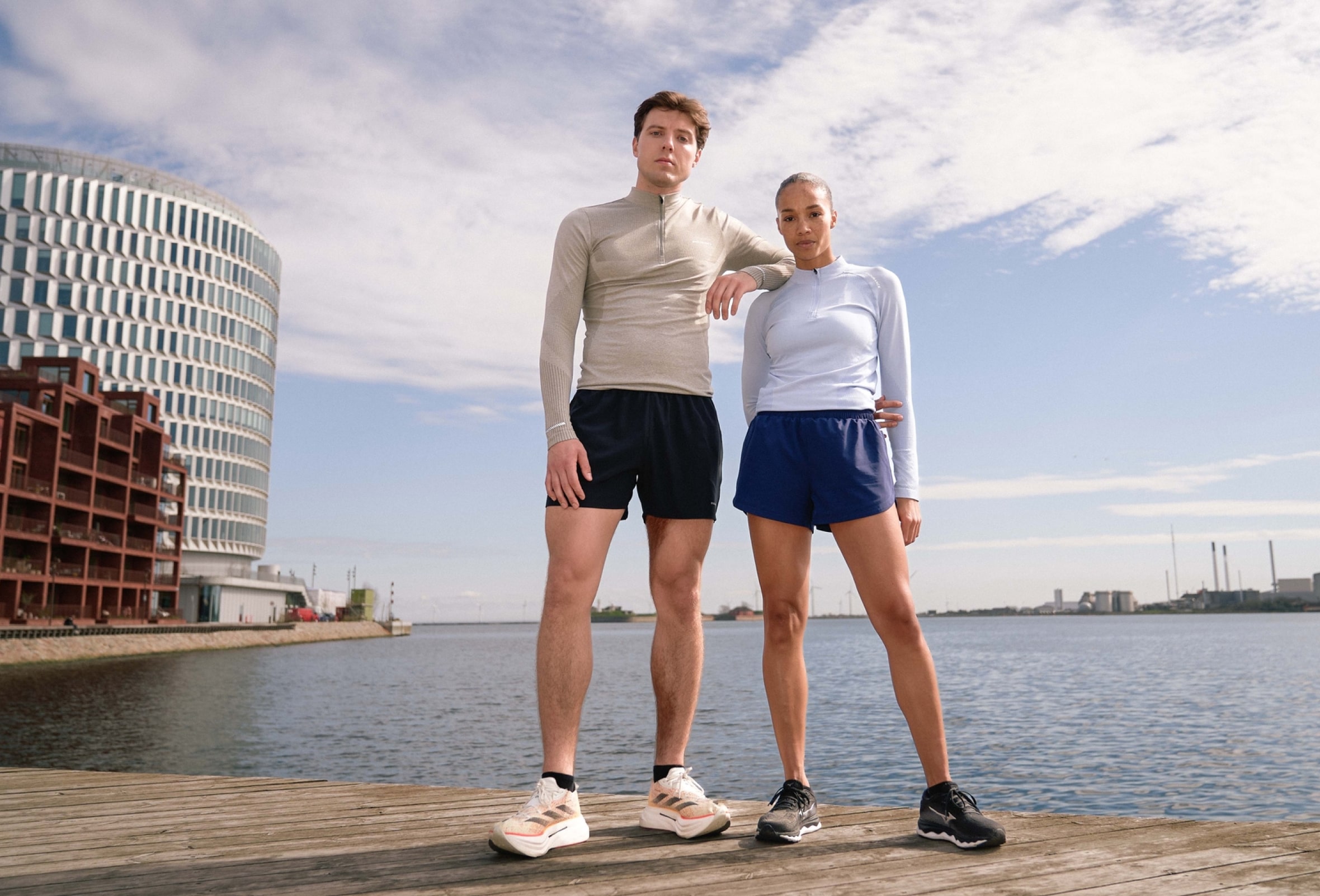 Spodenki do biegania damskie Endurance Yarol 2w1